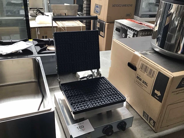 Waffelijzer machine - afbeelding 5 van  5