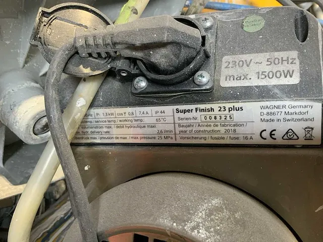 Wagner ab 100 verfspuitpomp (2x) - afbeelding 7 van  8