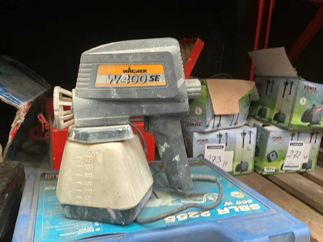 Wagner w400se verfspuitmachine - afbeelding 1 van  3