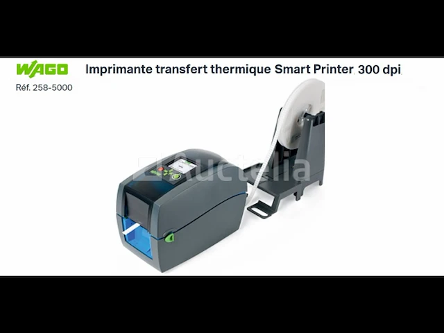 Wago smart printer 258-5000 thermotransferprinter - afbeelding 1 van  11