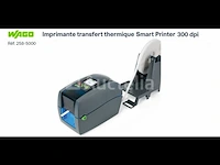Wago smart printer 258-5000 thermotransferprinter - afbeelding 1 van  11