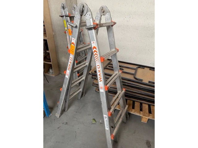 Wakü telescoopladder 4x5 - afbeelding 1 van  3