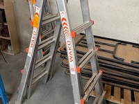 Wakü telescoopladder 4x5 - afbeelding 1 van  3