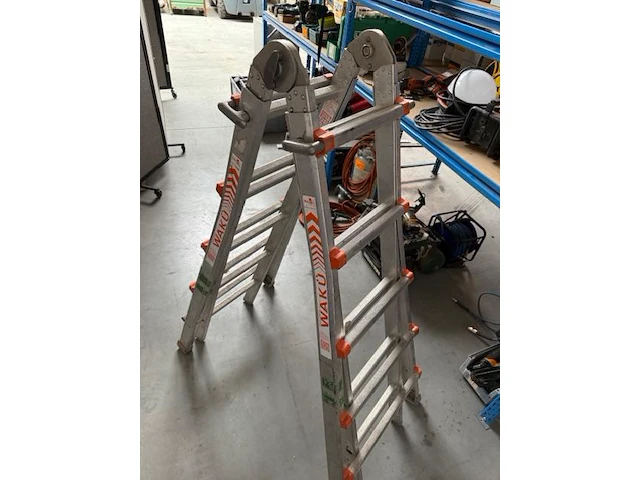 Wakü telescoopladder 4x5 - afbeelding 3 van  3
