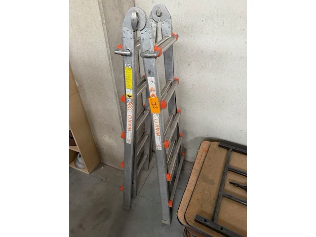 Wakü telescoopladder 4x5 - afbeelding 1 van  3