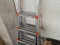 Wakü telescoopladder 4x5 - afbeelding 3 van  3