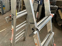 Wakü telescopische vouwladder (2x) - afbeelding 4 van  4