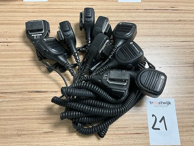 Walkie-talkies accessoires (10x) - afbeelding 1 van  2
