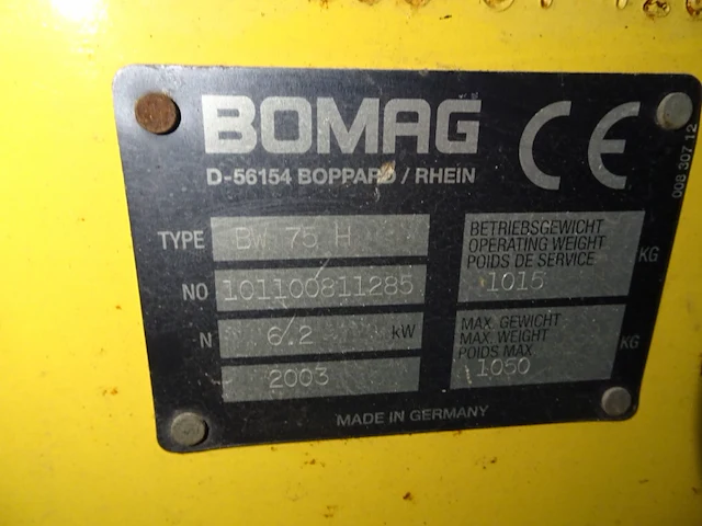 Wals bomag - afbeelding 4 van  9