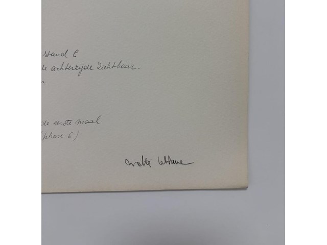 Walter leblanc - gesigneerd - afbeelding 2 van  2