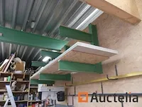 Wand gemonteerd metaal rack - afbeelding 3 van  4