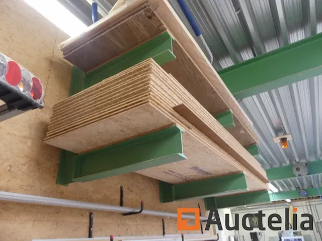 Wand gemonteerd metaal rack - afbeelding 4 van  4