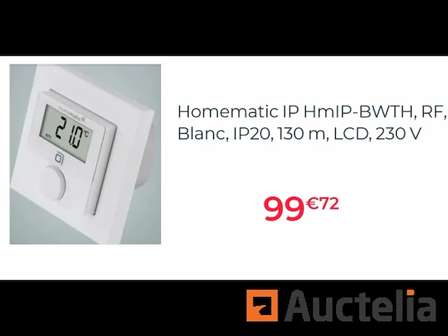 Wand thermostaat homematic hmip-bwth - afbeelding 1 van  2