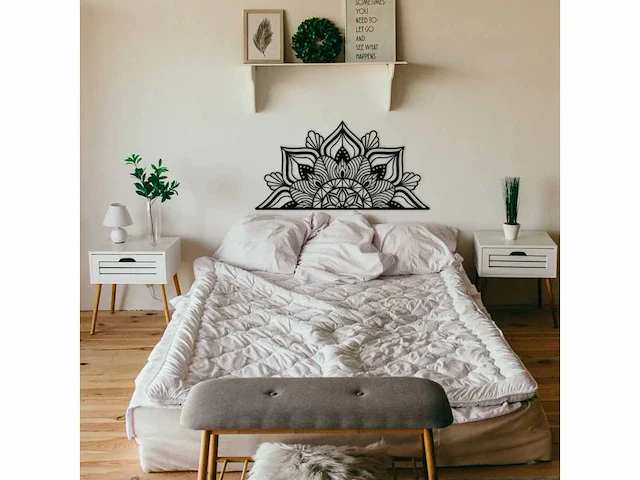 Wanddecoratie - metaal 160x81cm - afbeelding 2 van  5