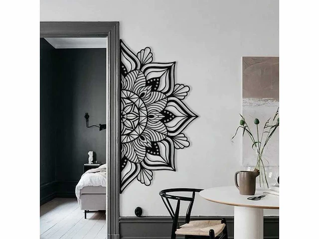 Wanddecoratie - metaal 160x81cm - afbeelding 4 van  5