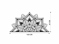 Wanddecoratie - metaal 160x81cm - afbeelding 5 van  5