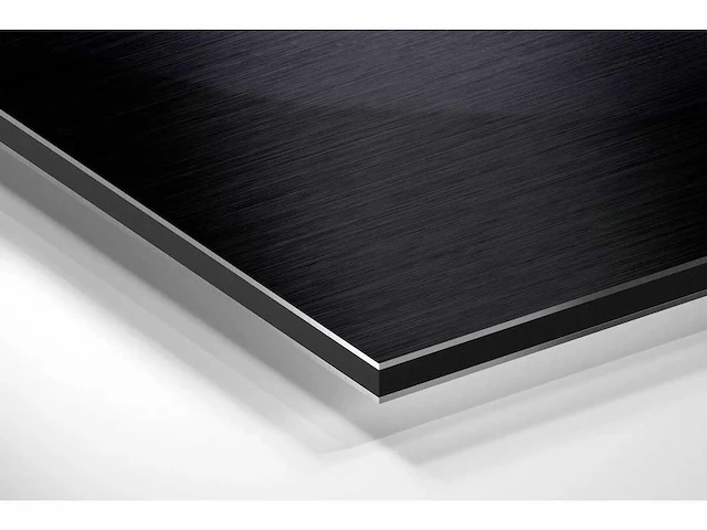 Wanddecoratie van geborsteld aluminium - afbeelding 2 van  3