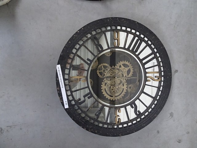 Wandklok spiegelachtig - afbeelding 1 van  1