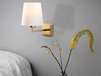 Wandlamp - 1 gouden lamp (x2) - afbeelding 1 van  5
