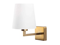 Wandlamp - 1 gouden lamp (x2) - afbeelding 2 van  5