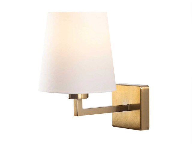 Wandlamp - 1 gouden lamp (x2) - afbeelding 3 van  5