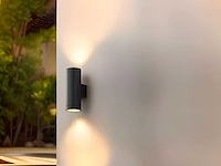 Wandlamp modern gu10 duo fitting waterdicht (10x) - afbeelding 1 van  4