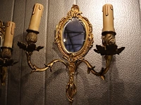 Wandlampen met spiegel (x2) - afbeelding 3 van  3