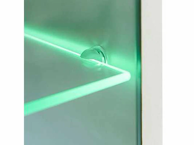 Wandmeubel voor tv met ledverlichting 5 stuks wit - levering enkel in belgië - afbeelding 6 van  7