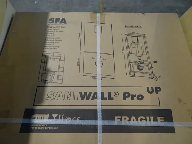 Wandmodule + waterreservoir hangtoilet sfa - afbeelding 3 van  3