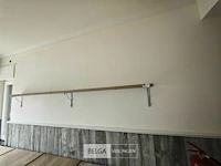 Wandplank met gietijzeren dragers - afbeelding 1 van  4