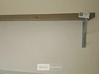 Wandplank met gietijzeren dragers - afbeelding 2 van  4