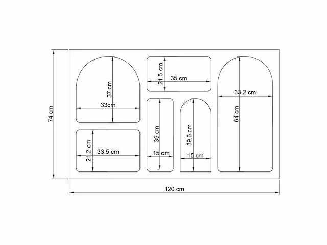Wandtafel - 120 cm - wit - afbeelding 8 van  9