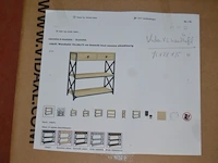 Wandtafel vida xl, 75x28x75 cm, nieuw in doos