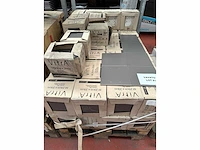 Wandtegel 37m2 vitra graphite grey 20x20cm - afbeelding 4 van  4