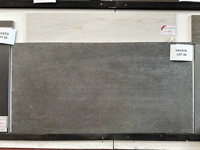 Wandtegel 46,09m2 limestone dark 60x120cm - afbeelding 2 van  2
