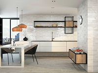 Wandtegel 48m² koraalwit glanzend 7,5x30cm - afbeelding 1 van  5