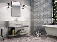 Wandtegels 48m² koraalgrijs glanzend 7,5x30cm - afbeelding 6 van  6