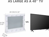 Waneway hollywood xxl-spiegel met verlichting - afbeelding 2 van  3