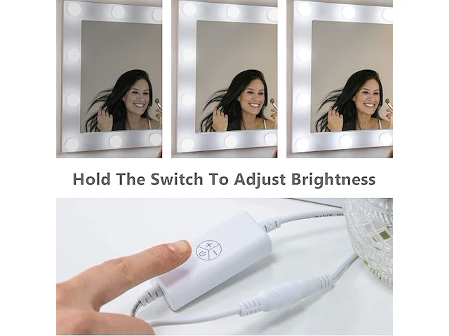 Waneway hollywood xxl-spiegel met verlichting - afbeelding 3 van  3