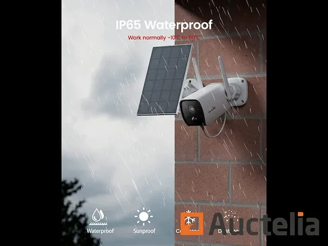 Wansview b4 waterdichte zonnecamera - afbeelding 2 van  4