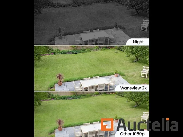 Wansview b4 waterdichte zonnecamera - afbeelding 4 van  4