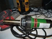 Warmeluchtblazer leister , hoekschuurder skil, walki talki set top com - afbeelding 3 van  7