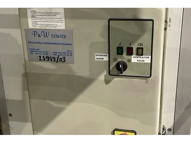 Warmeluchtgenerator aermaxline op gas - afbeelding 4 van  9