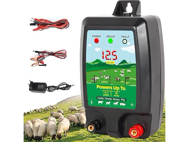 Warmfay afrasteringsapparaat 12 v met led-display - afbeelding 1 van  6