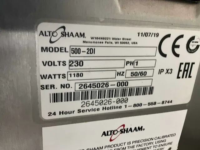 Warmhoudkast alto shaam 500-2di - afbeelding 8 van  8