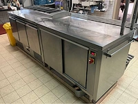 Warmhoudkast en koelkast met saladebar overige keukenbenodigdheden - afbeelding 1 van  12