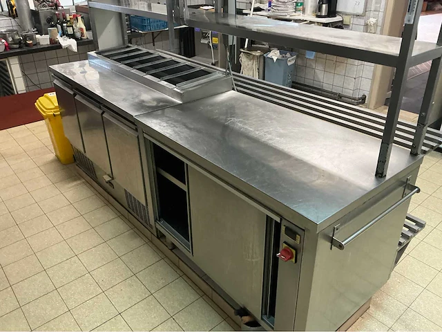 Warmhoudkast en koelkast met saladebar overige keukenbenodigdheden - afbeelding 5 van  12