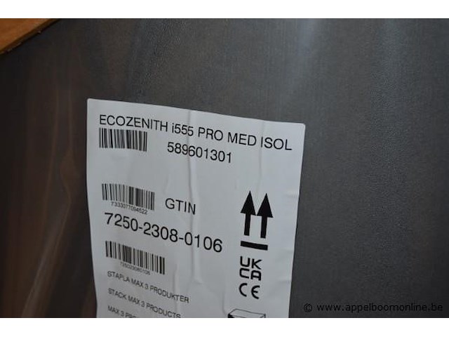 Warmtepomp ctc ecoair 614m 400 plus buffervat ecozenith i555 pro med isol met toebehoren - afbeelding 2 van  4