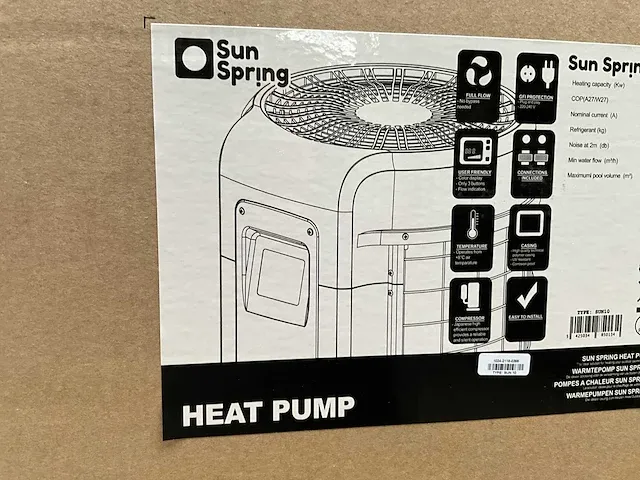 Warmtepomp sun spring 10kw - afbeelding 4 van  5