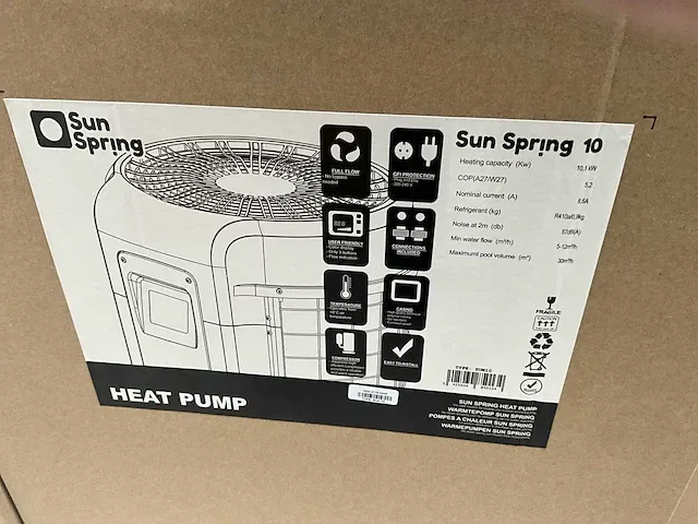 Warmtepomp sun spring 10kw - afbeelding 2 van  5